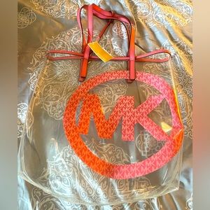Transparent Michal Kors Tote Bag